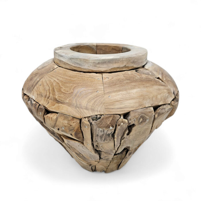 Teak-Erosi-Gentong-Vase-40cm-Main.jpg Decorative Burmese Teak Erosi Vase