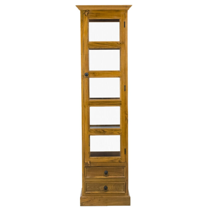 Teak Glass Display Cabinet Teak Glass Display Cabinet
