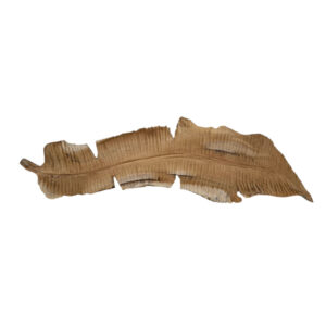Organic Teak Leaf Decor