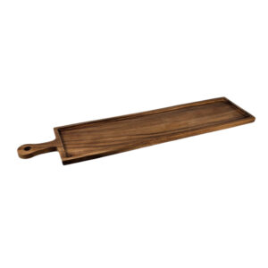 Burmese Teak Serving Board With Handle