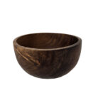 Burmese Teak Serving Bowl With Foot