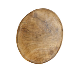 Burmese Teak Serving Plate