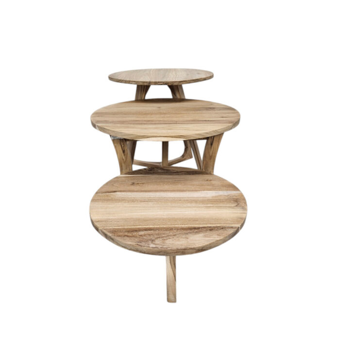 Teak-Trio-Coffee-Table-Set-Front.jpg Teak Trio Coffee Table Set