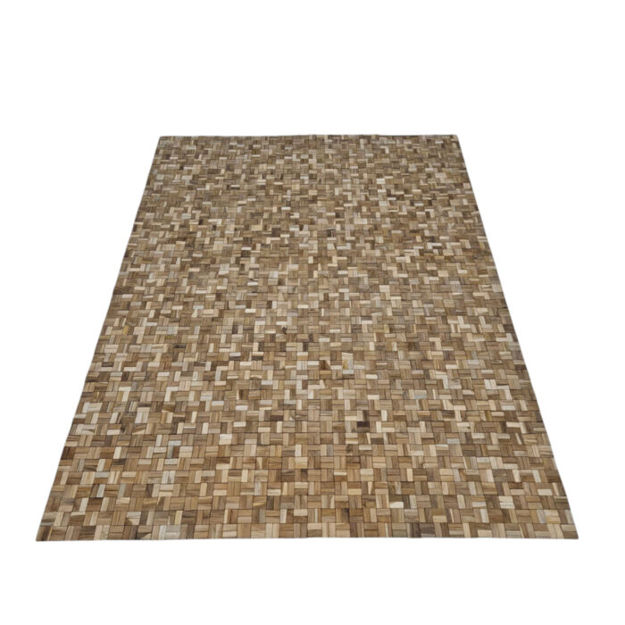 Teak weave carpet
