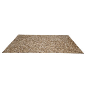 Teak wood area rug