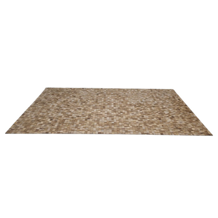 Teak wood area rug