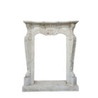 Teak White Washed Fireplace