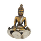 Resin Thai Lotus Buddha Incense Holder