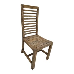 Wooden Slatted Dining Chair