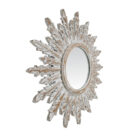White washed sun mirror