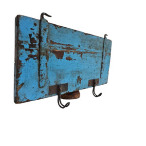 Vintage Blue Wall Hook Decor