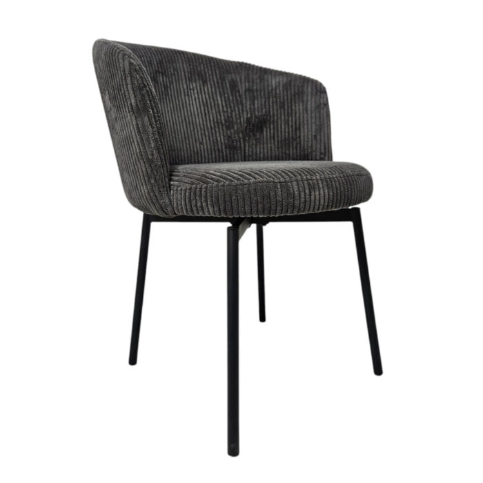 Vista-Swivel-Dining-Chair-Grey-Side.jpg Organic modern dining