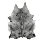 Black And White Genuine Cow Hide Rug