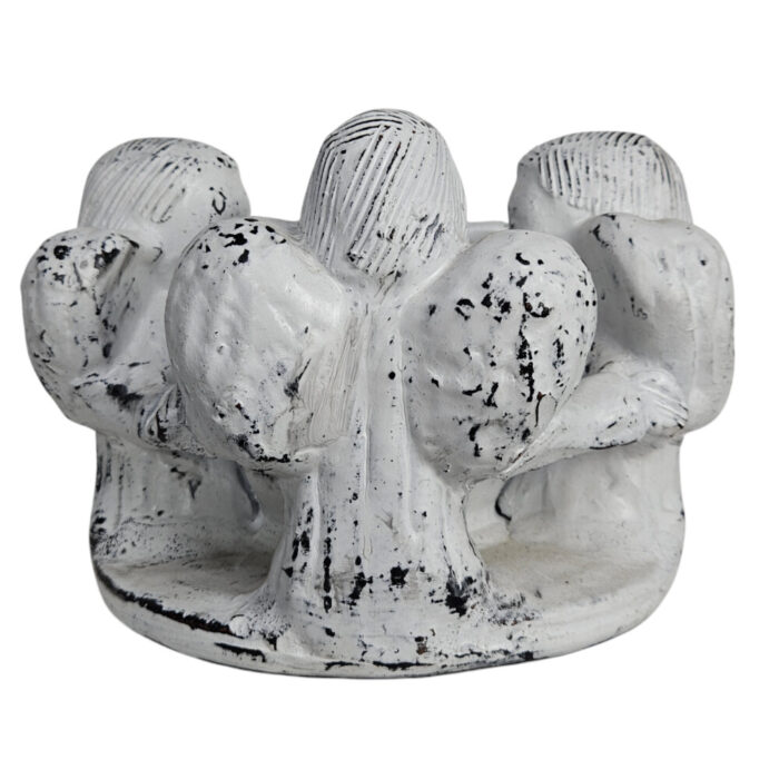 White-Angel-Circle-Of-Friends-Front.jpg Decorative White Angel Circle Candle Holder