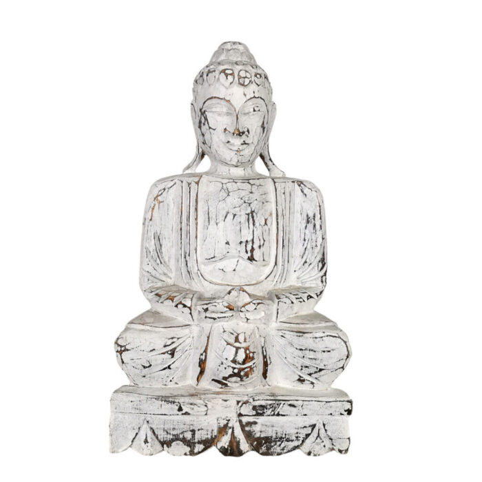 White Thai Buddha Statue_1 White Thai Buddha Statue_1