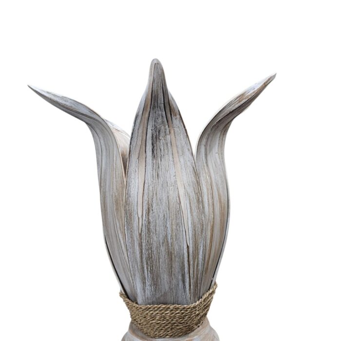 White Wash Coco lamp Top White Wash Coco lamp Top
