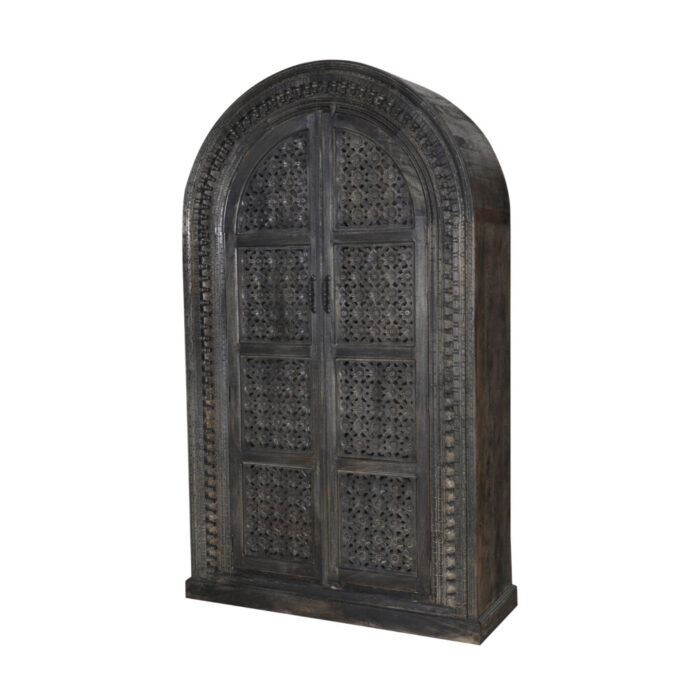 Wooden-2-Carved-Doors-Cupboard-Side.jpg Wooden Carved Freestanding Cupboard
