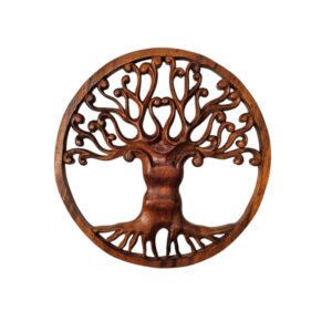 Tree Of Life Carved Wall Panel