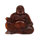 Wooden Happy Buddha