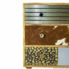 Wooden Metallic Multi Chest Of Drawers3