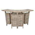 Wooden Pacific Folding Bar With Storage