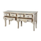 Zuri Carved Console Table