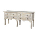 Zuri Carved Console Table