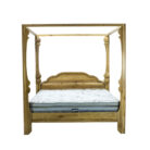 Roma Teak Four Poster Bed