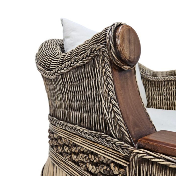 Cedro-Rattan-And-Teak-Chair-Close-Up-View Cedro-Rattan-And-Teak-Chair-Close-Up-View