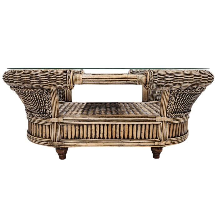 Cedro-Rattan-And-Teak-Coffee-Table Cedro-Rattan-And-Teak-Coffee-Table
