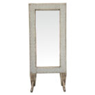 Diamond Carved Standing Mirror