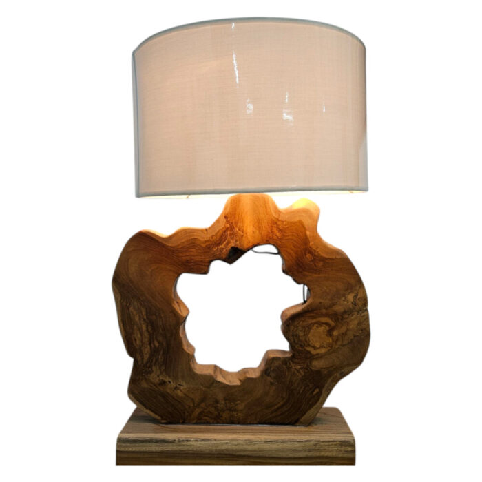 Natural-Teak-Lamp-With-Shade-On.jpg Natural Teak Lamp
