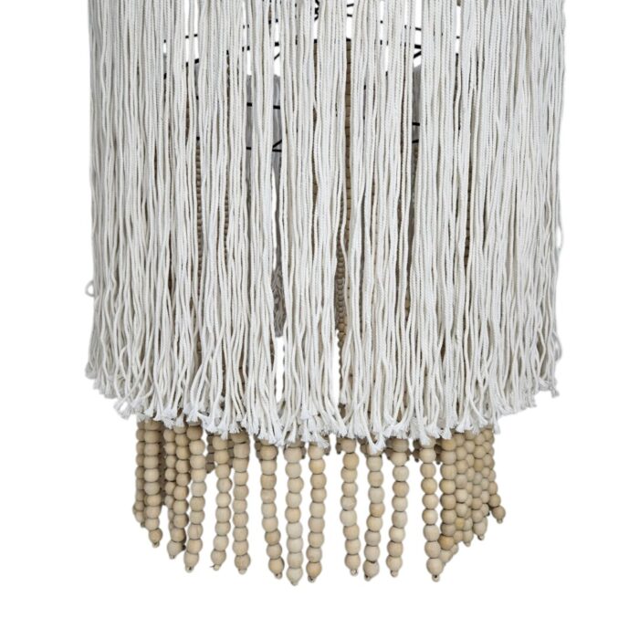 Tali Chandelier Tassel 70x110cm Close Bottom View Tali Ceiling Chandelier
