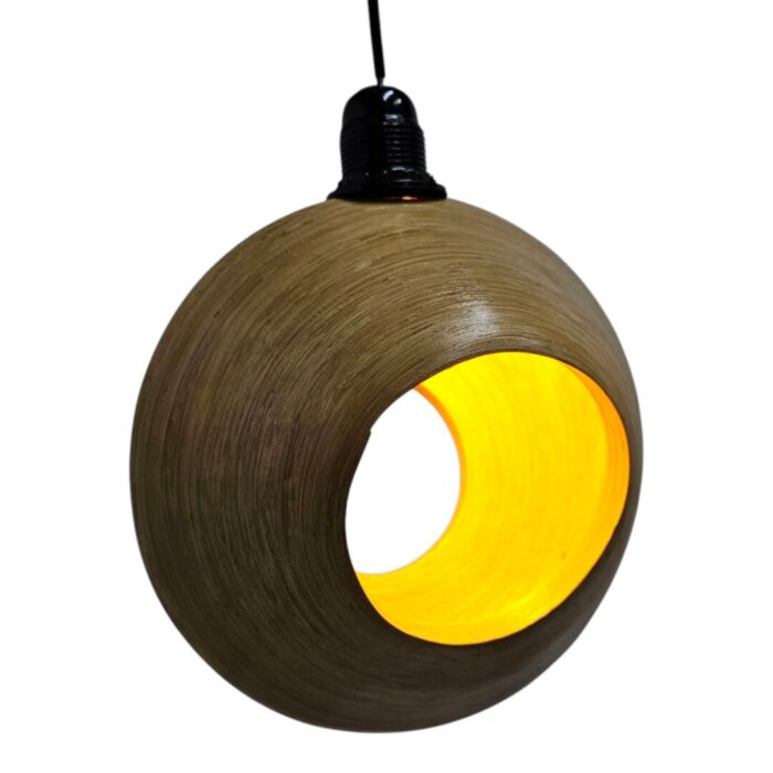 Bamboo Hanging Lampshade KHR0505 On Bamboo Hanging Lampshade KHR0505 On