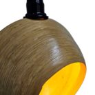 Bamboo Hanging Lampshade KHR0505 On Close