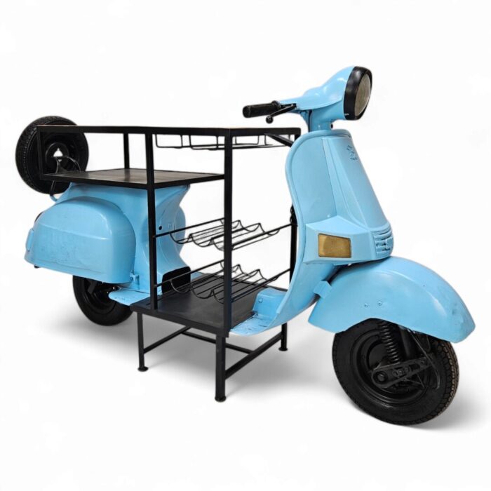 Blue Scooter Bar Counter Main Image Blue Scooter Bar Counter Main Image