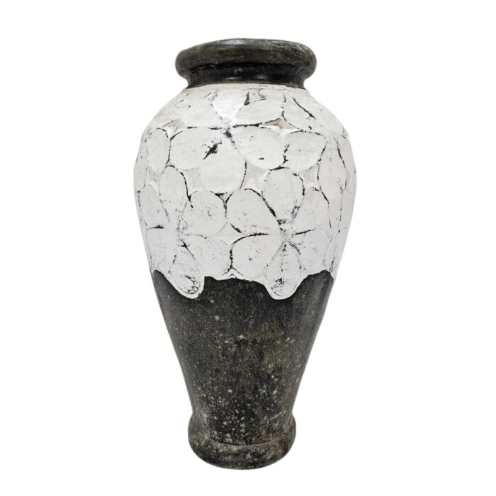 Decor Flower Vase Cement 32x60cm Floral Cement Vase