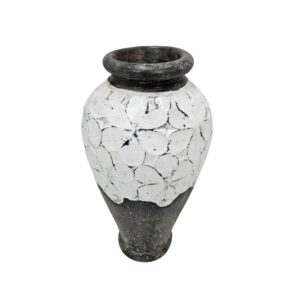 Floral Cement Vase