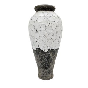 Floral Cement Vase