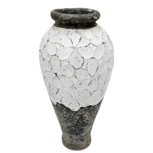 Floral Cement Vase