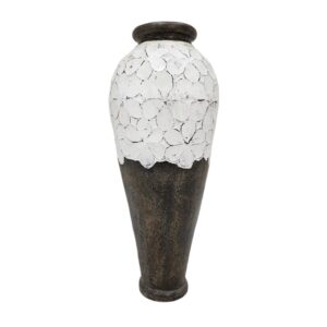 Floral Cement Vase