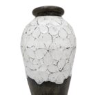Floral Cement Vase