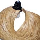 Hanging Shell Bamboo Light 30cm Close