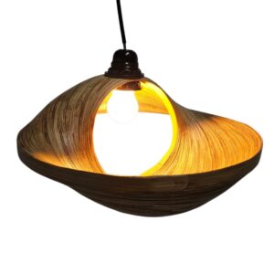Bamboo Shell Hanging Lampshade