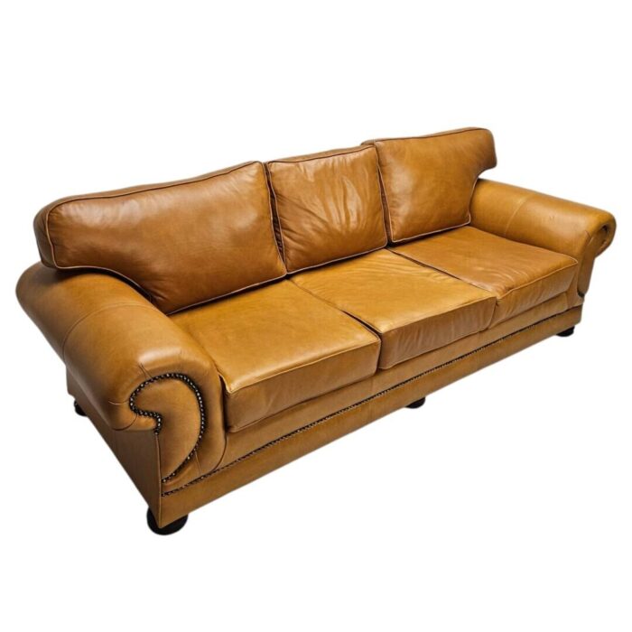 Lorraine 3 Div Leather Couch_1 Lorraine 3 Div Leather Couch_1