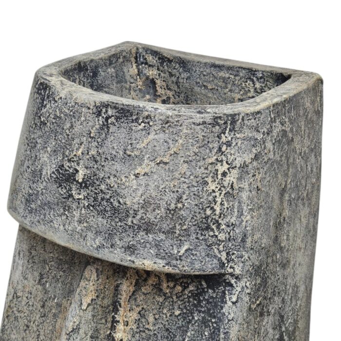 GRC Moai Face Pot