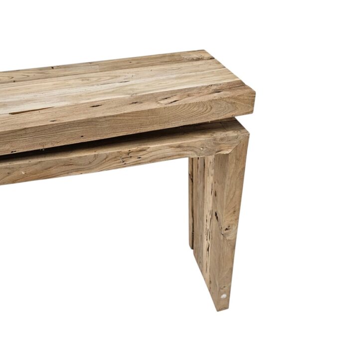 Angus Teak Console Table Close Side Angus Console Table