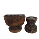 Decorative Wooden Candle Holder