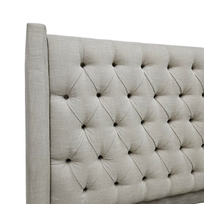 Gemma Diamond Main Bed King Xl Close Side View Jemma Diamond Bed - King XL