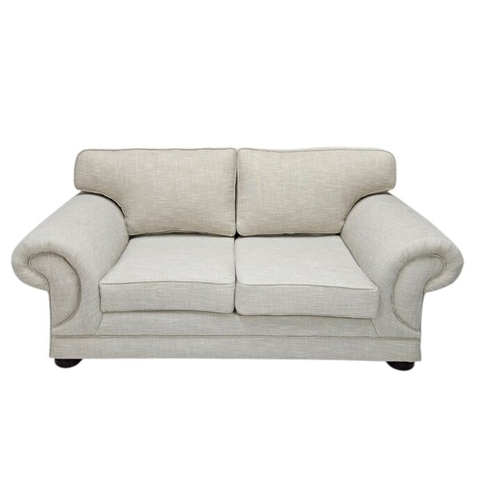Lorraine 2 Div Ivory Couch